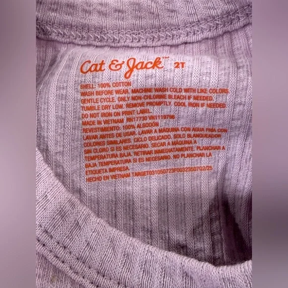NWT Cat & Jack 2 piece set Girls 2t - Picture 3 of 3